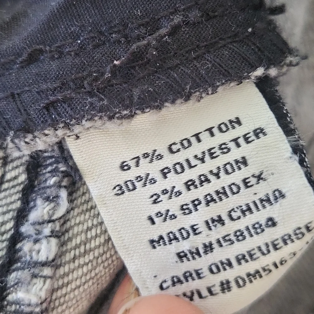 NWT Love Cult Gray High Rise Wide Leg Jeans Sz 15 Juniors / 34" Waist - Picture 8 of 8